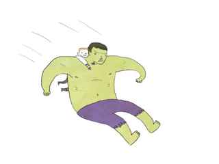 Illustration for article titled Adorable webcomic illustrates the Avengers' difficulties with carrying Hawkeye into battle
